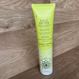 Pacifica Kale Detox Face Wash‎ 5 Fl Oz Vegan Oily Skin Blemish Control Cleanser